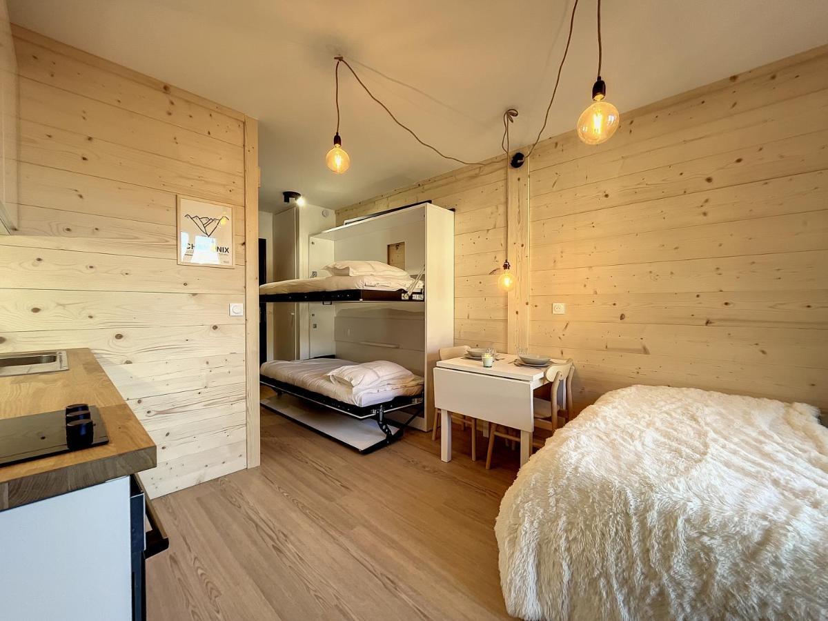 Superbe Studio Refait A Neuf Et Tout Equipe Avec Parking Chamonix Exterior photo